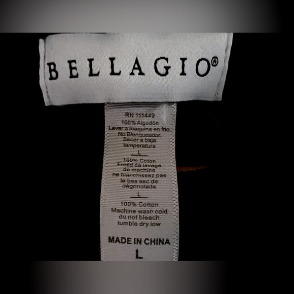 BELLAGIO Las Vegas Rhinestone Fountains T Shirt L - Picture 2 of 4